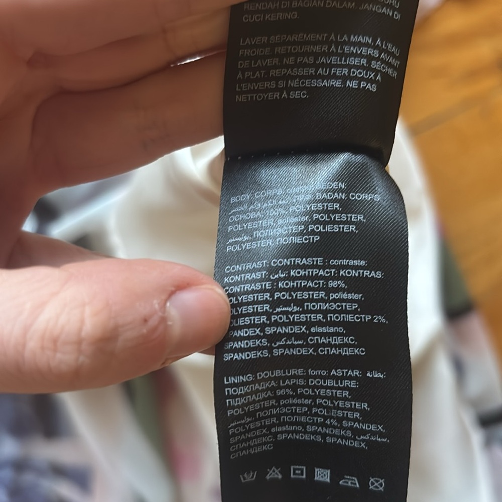 Bebe Strapless Patterned Mini Dress - image 7